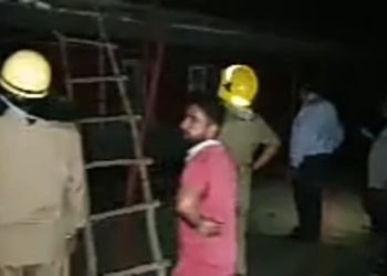 Fire guts laboratory block of SMGS hospital