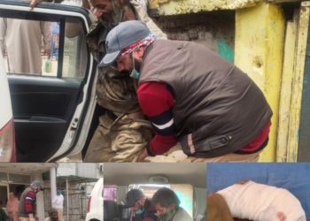 Poonch: Journalist rescues beggar injured in hit-and-run case