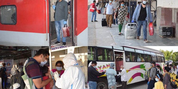 Lockdown; Return of stranded people to J&K