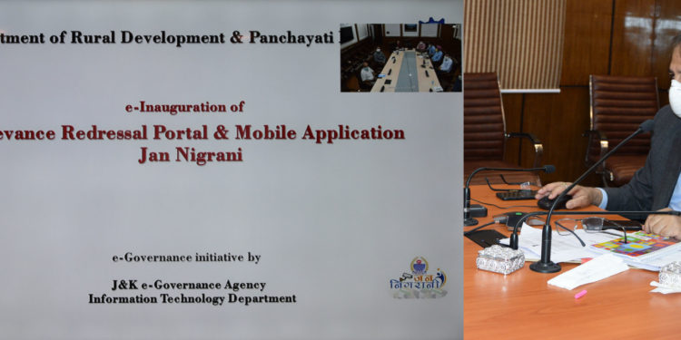 Advisor Baseer Khan e-inaugurates e-governance portals for tracking procurement, grievances