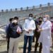 Advisor Khan takes stock of renovation works at Bakhshi Stadium, Indoor Stadium