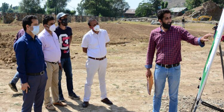 Work on Multipurpose Park resumes at Athwajan, Srinagar