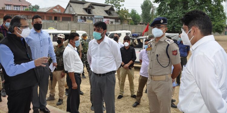 Advisor Baseer Khan meets several deputations at Shopian