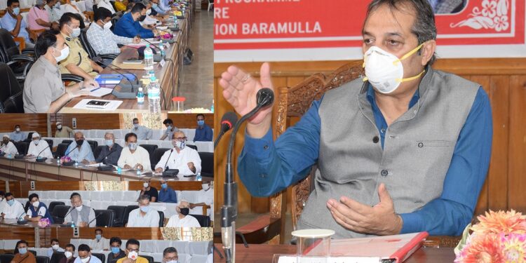 Advisor Baseer Khan visits Sopore, meets public delegations