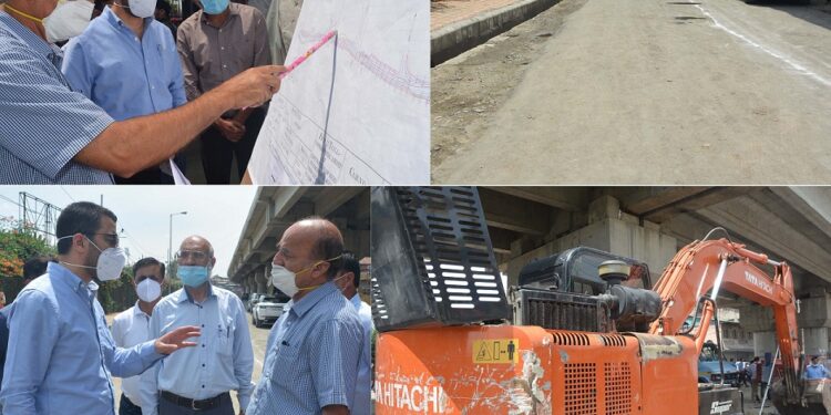 J&KERA Starts work on Rs 9.67 crore “Rigid Concrete Pavement” of Civil secretariat –Rambagh road
