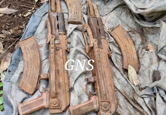 2 rifles recovered as police, army bust militant hideout in Poonch