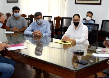 Delegations of Hot Mix Plant Owners Association, JK Cements Employees Association led by Dr Andrabi call on Lt Governor