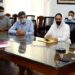 Delegations of Hot Mix Plant Owners Association, JK Cements Employees Association led by Dr Andrabi call on Lt Governor