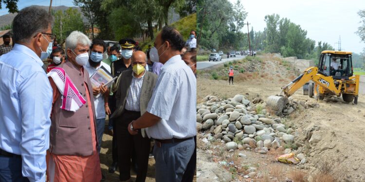 Lt Governor Sinha conducts extensive tour of Ganderbal