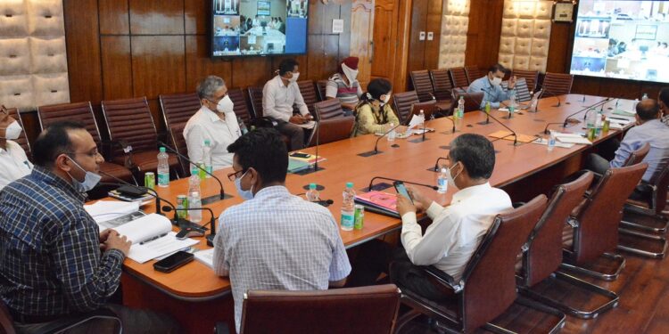 Saurabh Bhagat reviews Mission Mode Project for registration of left out BOC workers