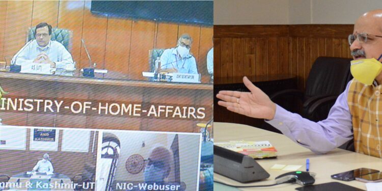 Union Home Secy reviews COVID-19 management in J&K