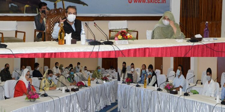 Advisor Baseer Khan reviews functioning of JKRLM