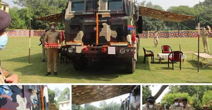 DGP, J&K dedicates Command Vehicle at DPL Jammu; Reviews COVID-19 preparation at Police Hospital and reviews ‘Mission Saathi’