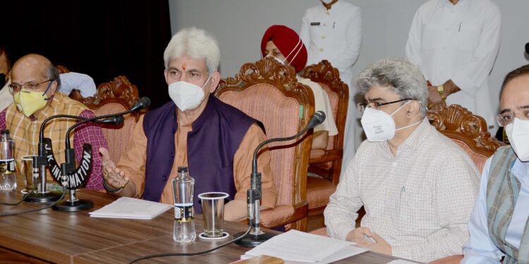 LG Sinha announces J&K Health Scheme providing universal Health Insurance to all residents of J&K