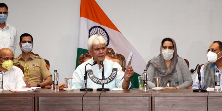 Administration committed to give transparent, people centric governance in Jammu and Kashmir: Lt Governor