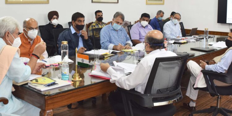 Lt Governor chairs 16th meeting of Board of Governors of J&K Sainik School, Manasbal