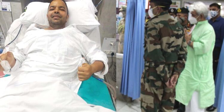 Lt Governor lauds exemplary courage and bravery of CRPF officer
