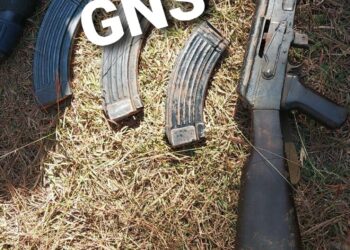 AK-56 rifle, pistol along with ammunition recovered in Poonch