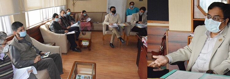 Commissioner Secretary reviews progress on recommendations of Committee on Business Revival in J&K