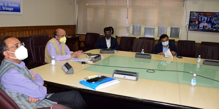 Chief Secretary chairs 22nd meeting of JKEDI’s Governing Body