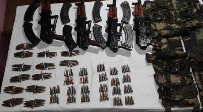 4 AK-47 Rifles Recovered In Keran