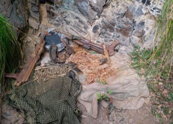 Arms, explosives recovered in militant hideout in Rajouri