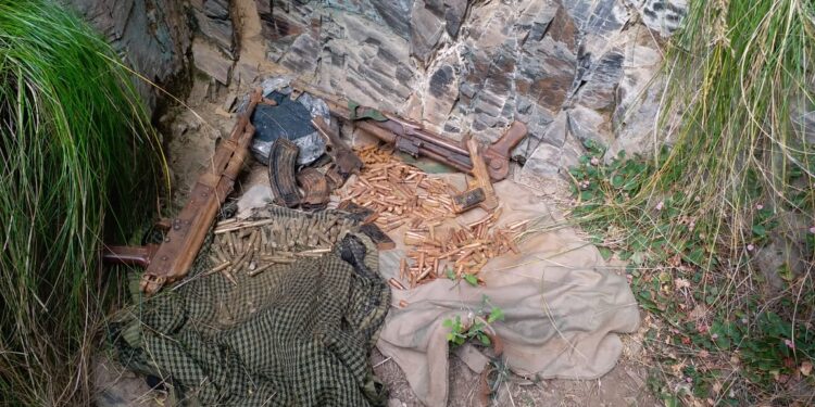 Arms, explosives recovered in militant hideout in Rajouri