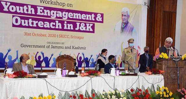 Lt Governor Manoj Sinha inaugurates Workshop on Youth Engagement & Outreach in J&K