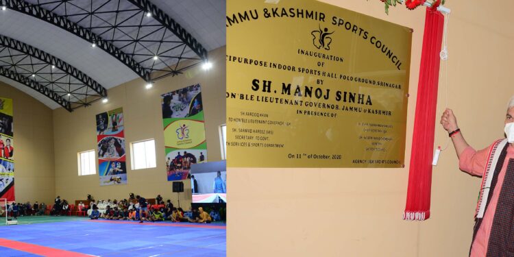 Lt Governor inaugurates sports infrastructure across J&K worth Rs 49.78 Cr, Lays foundation of projects costing Rs 10.5 Cr