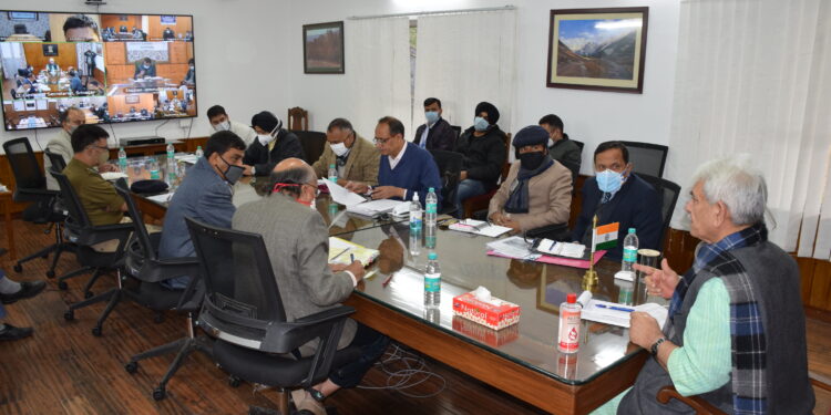 Lt Governor reviews winter preparedness & logistic arrangements of various departments