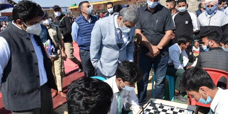 B2V3: Shaleen Kabra visits Lethpora Panchayat, lays foundation of playfields, listens to people’s issues