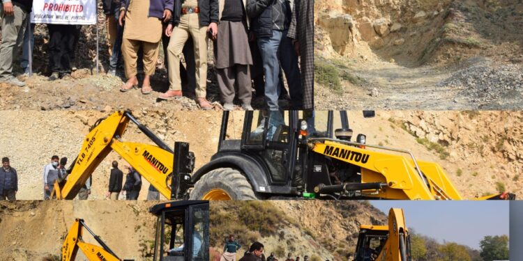 District Administration launches drive against illegal mining in Kupwara