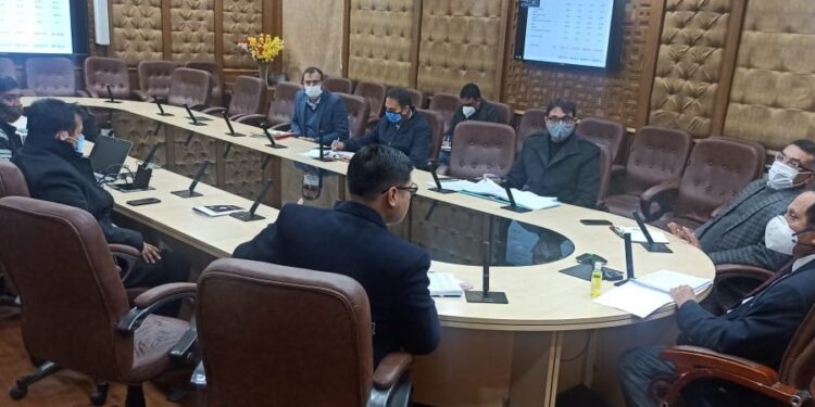 Advisor Bhatnagar reviews performance, functioning of JKPCC