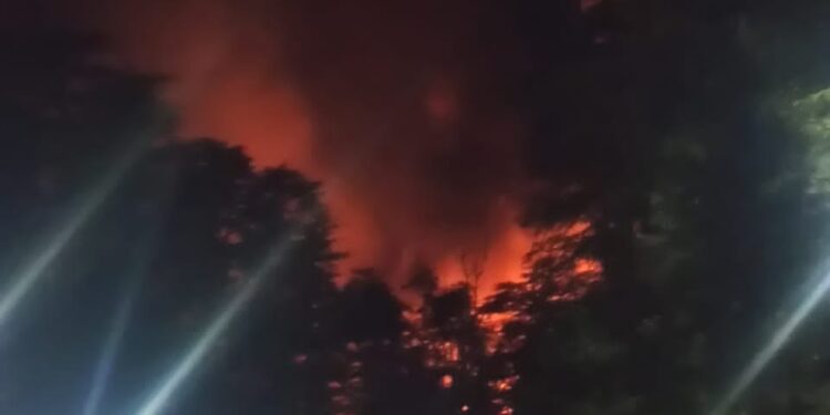 Inferno Engulfs Army Infantry Brigade Camp in Nowgam Sector; Locals Flee in Panic