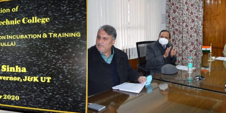 Lt Governor Manoj Sinha e-inaugurates Rs 181.57cr state of the art skill development centre at Baramulla