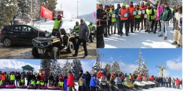 Multiple Snow Sports activities held at Gulmarg