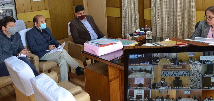 Sheetal Nanda reviews Integrated Watershed Management Projects being executed in J&K