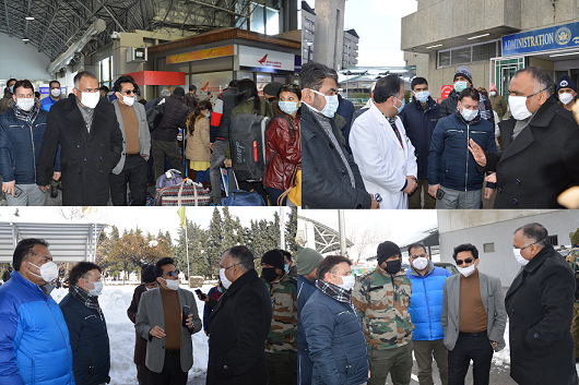 Div Com conducts extensive tour of Srinagar