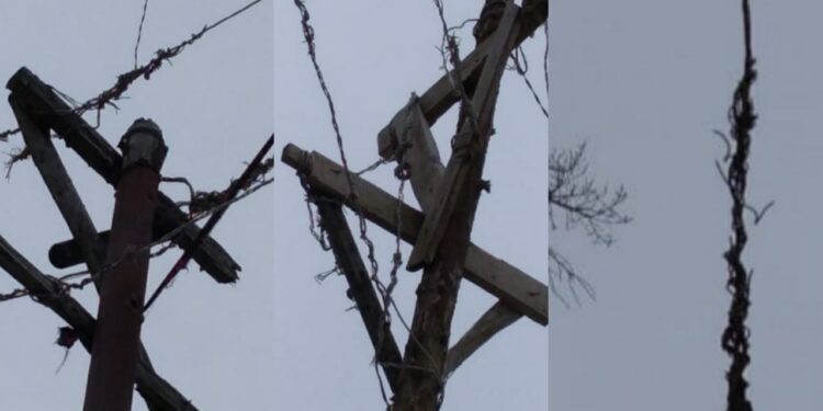 Dangling Electricity Wires, Decaying Poles Pose Threat to Lives in Lolab Village