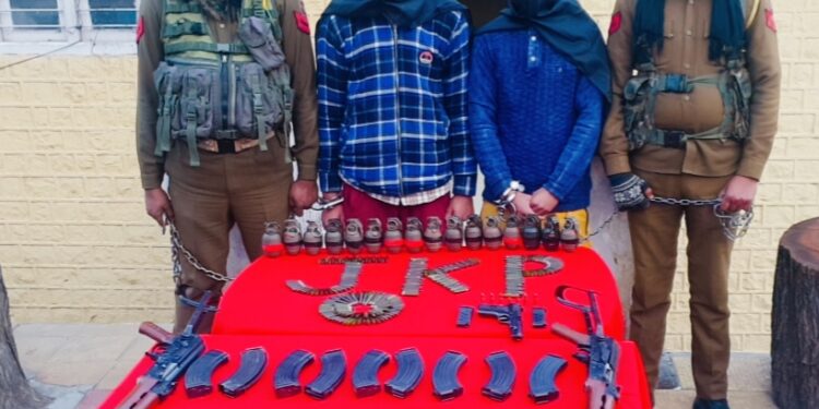 2 ‘Militant Operatives’ From Anantnag Arrested In Ramban Along With Arms ‘Dropped At IB By Drone’