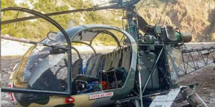 Pilot killed, another injured as army chopper crash lands in Lakhanpur Jammu