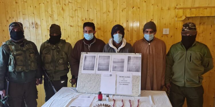 3 militant associates held in Budgam, were aiming to target DDC candidates: Police