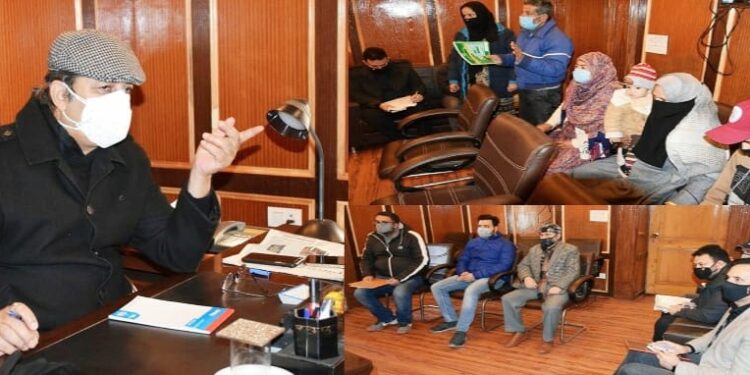 Advisor Baseer Khan holds public grievances camp; Asks officers for speedy redressal of community issues