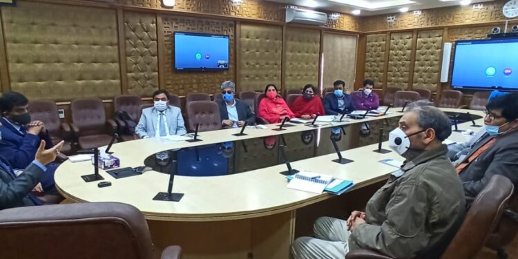 CEO chairs meeting of Administrative Secretaries to review implementation of GeM in J&K