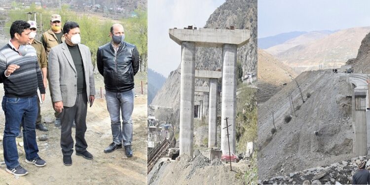 Div Com inspects pace of work on NH-44, arrangements for Shri Amarnath Ji Yatra-2021