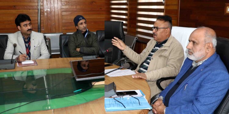Director Law Enforcement J&K reviews functioning of LEA, Kashmir