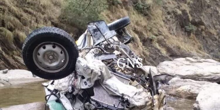 28-year-old Youth killed after vehicle falls into 500m deep gorge in Doda