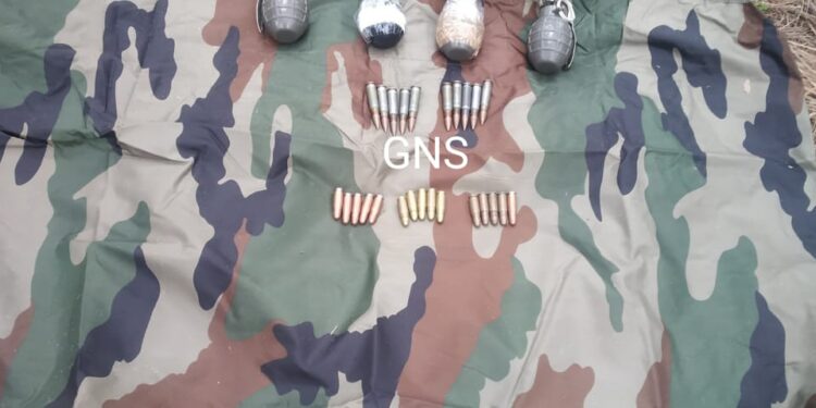 4 grenades, 19 bullets recovered in Poonch