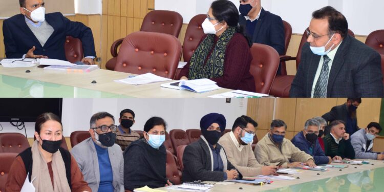Implementation of Lieutenant Governor’s directions, Principal Secretary to LG, Nitishwar Kumar chairs weekly review meeting