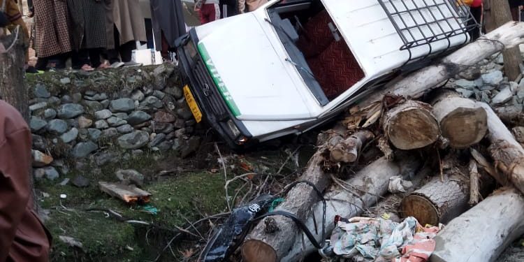 Woman Dies, Two Minor Siblings Suffer Injuries in Road Mishap in Karnah